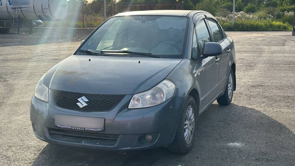 Купить Suzuki SX4 I (Classic) седан, 2008 года, цвет: Серый, за 420000 руб.  в Санкт-Петербурге